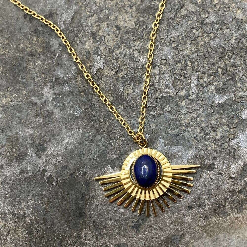 NEW Starry Blue Night Lapis Necklace - Picture 2 of 15